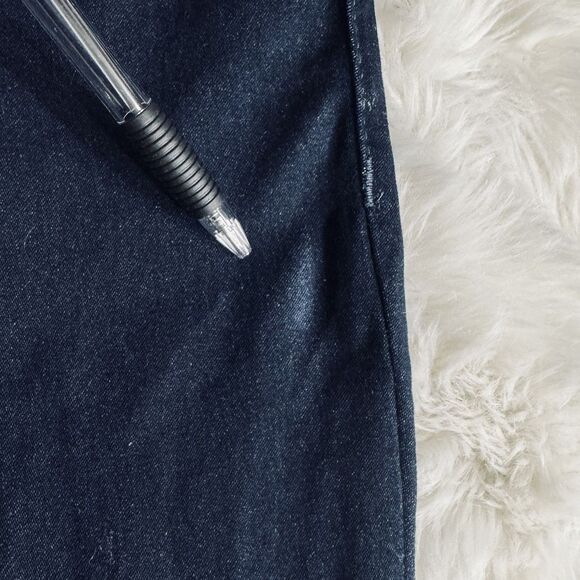 Seven7 Legging Jeans 12 (32x28) Dark Wash Blue Mid Rise Stretch Womens - Picture 7 of 10